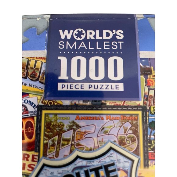 Masterpieces Puzzle Adult Jigsaw Puzzle Worlds Smallest Route 66 1000 Piece - Picture 4 of 7